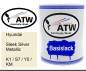 Preview: Hyundai, Sleek Silver Metallic, K1 / S7 / Y5 / KM: 1L Lackdose, von ATW Autoteile West.